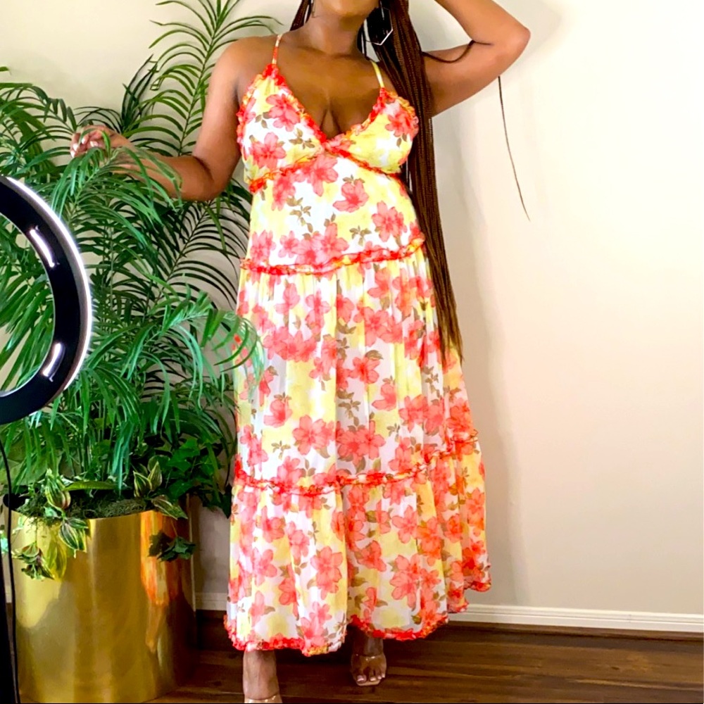 FLOWER MAXI